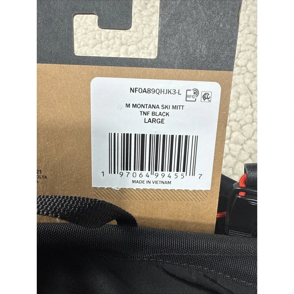 The North Face Men's Montana Ski Mitts Snowboard Gloves Size Large DryVent NWT!!